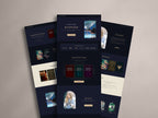 ROYALIS - BLUE • Author Squarespace Website Template
