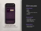 Royalis - Purple • Author Canva Website Template