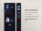 Royalis - Blue • Author Canva Website Template