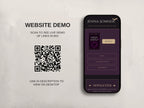 Royalis - Purple • Author Canva Website Template