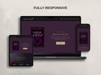 Royalis - Purple • Author Canva Website Template