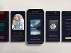 Royalis - Blue • Author Canva Website Template
