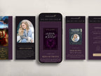 Royalis - Purple • Author Canva Website Template