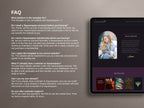 ROYALIS - PLUM • Author Squarespace Website Template
