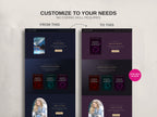 Royalis - Blue • Author Canva Website Template