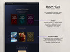Royalis - Blue • Author Canva Website Template