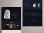 ROYALIS - BLUE • Author Squarespace Website Template