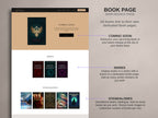 ANTARA  • Author Squarespace Website Template