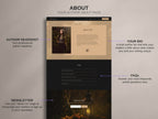ANTARA  • Author Squarespace Website Template