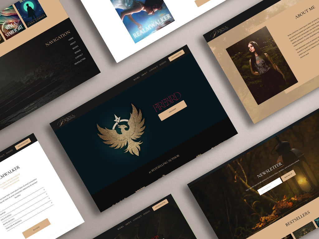 ANTARA  • Author Squarespace Website Template