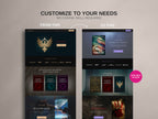 ANTARA  • Author Squarespace Website Template