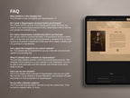 ANTARA  • Author Squarespace Website Template