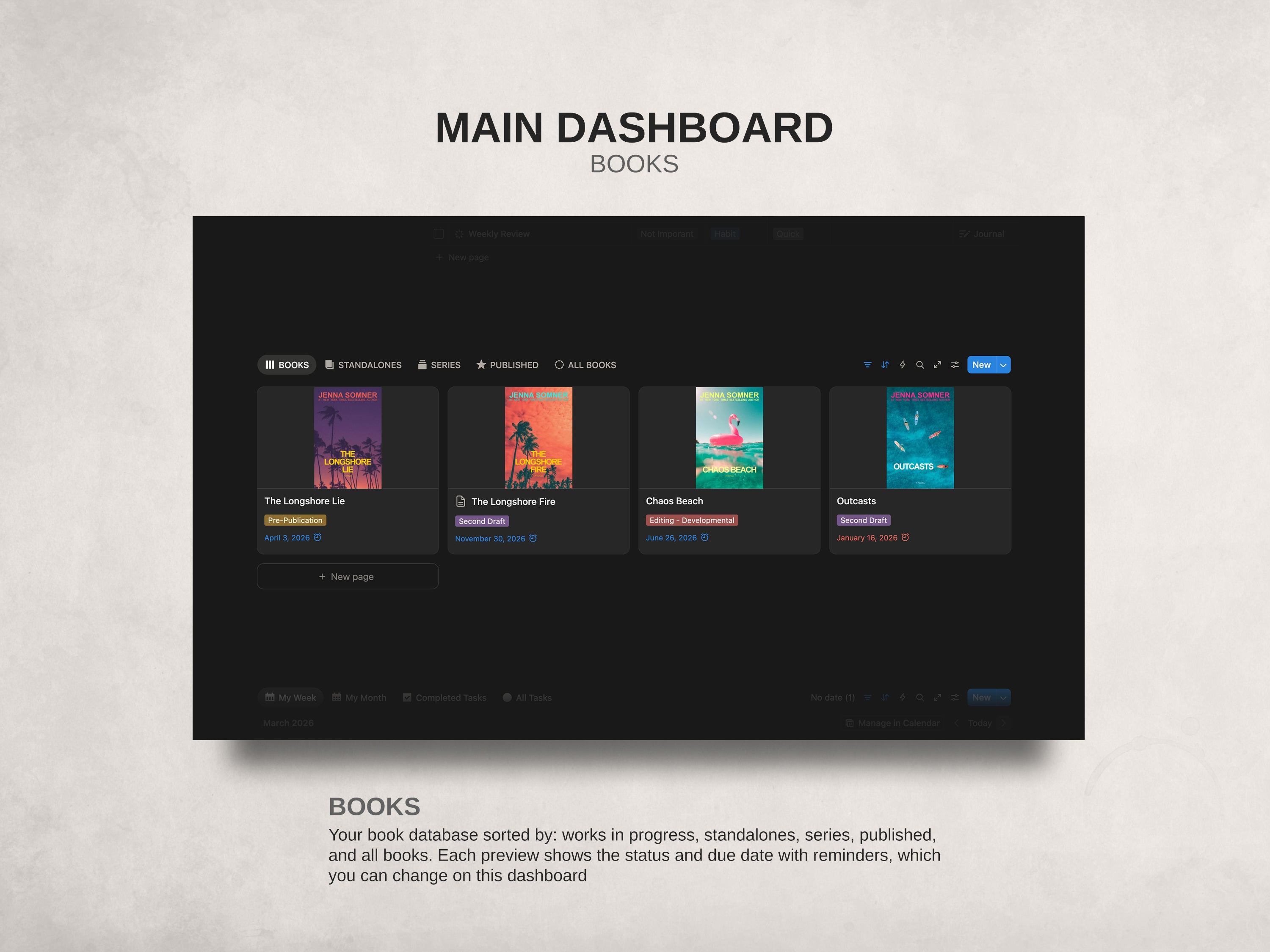 Author HQ - Notion Template For Authors