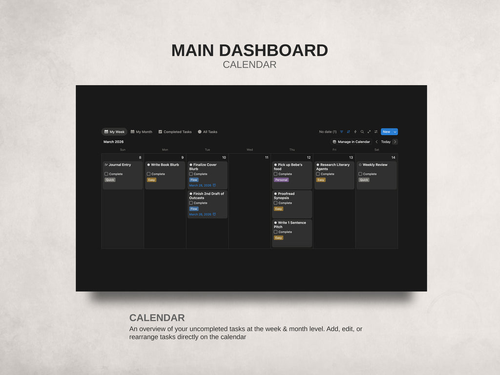 Author HQ - Notion Template For Authors