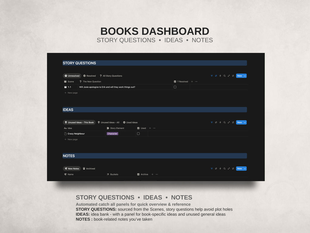 Author HQ - Notion Template For Authors