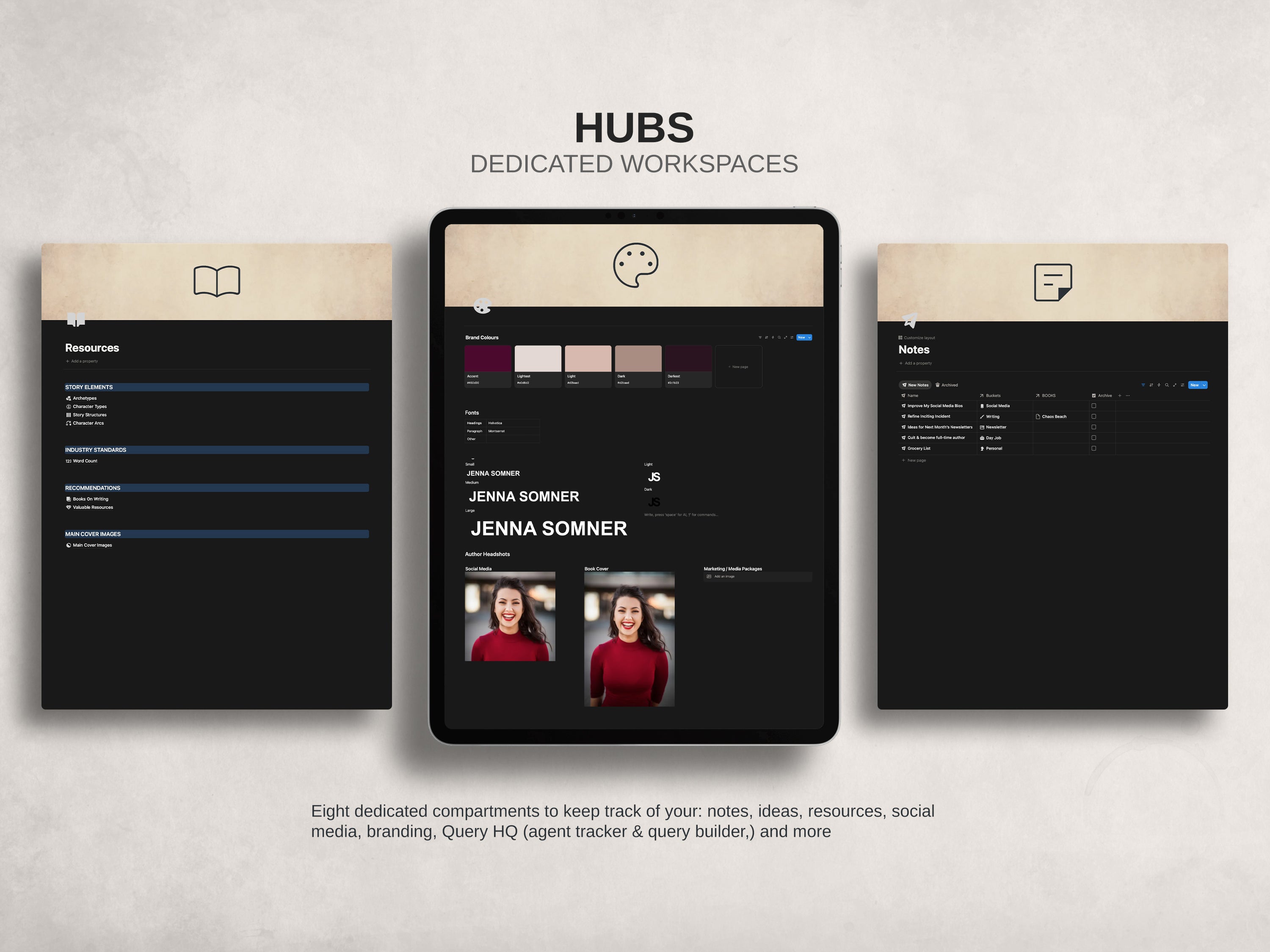 Author HQ - Notion Template For Authors
