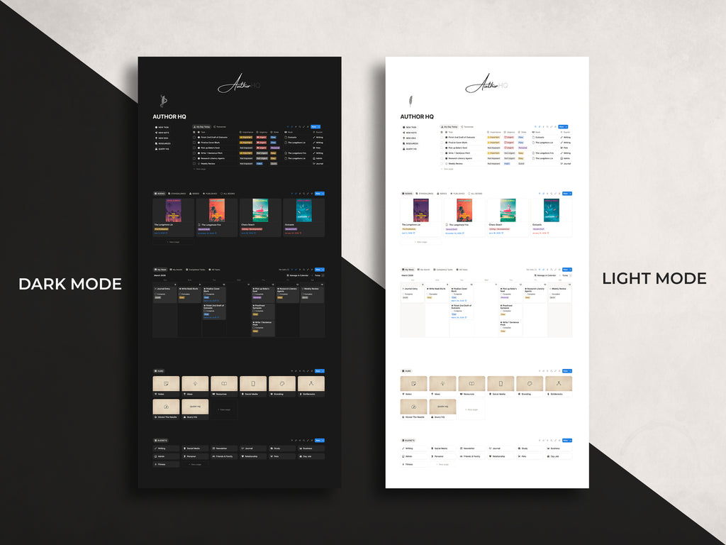 Author HQ - Notion Template For Authors