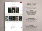 CARNALIS • Author Squarespace Website Template