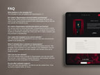 CARNALIS • Author Squarespace Website Template