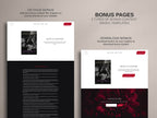 CARNALIS • Author Squarespace Website Template