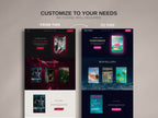 CARNALIS • Author Squarespace Website Template