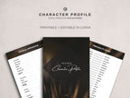 Character Profile Template - Neutral