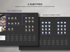Desktop Wallpaper Organizer For Authors - Dark - Canva Template