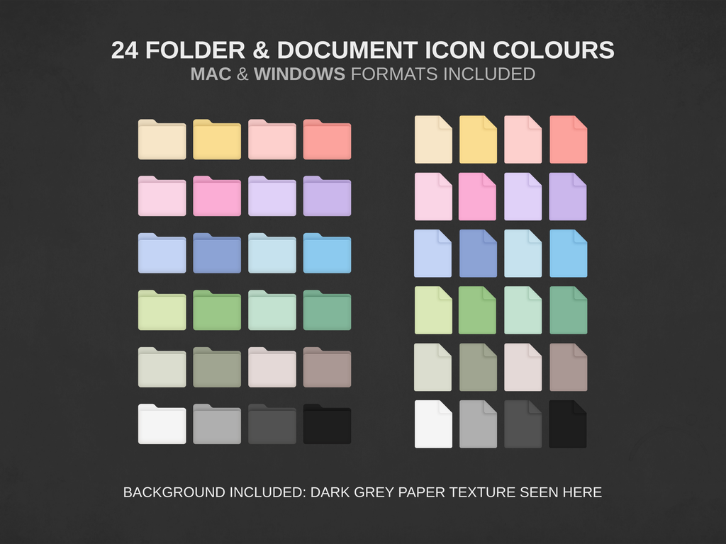 Desktop Wallpaper Organizer For Authors - Dark - Canva Template