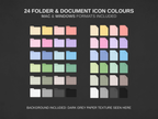 Desktop Wallpaper Organizer For Authors - Dark - Canva Template
