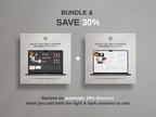 Desktop Wallpaper Organizer For Authors - Dark - Canva Template
