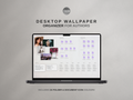Desktop Wallpaper Organizer For Authors - Light - Canva Template