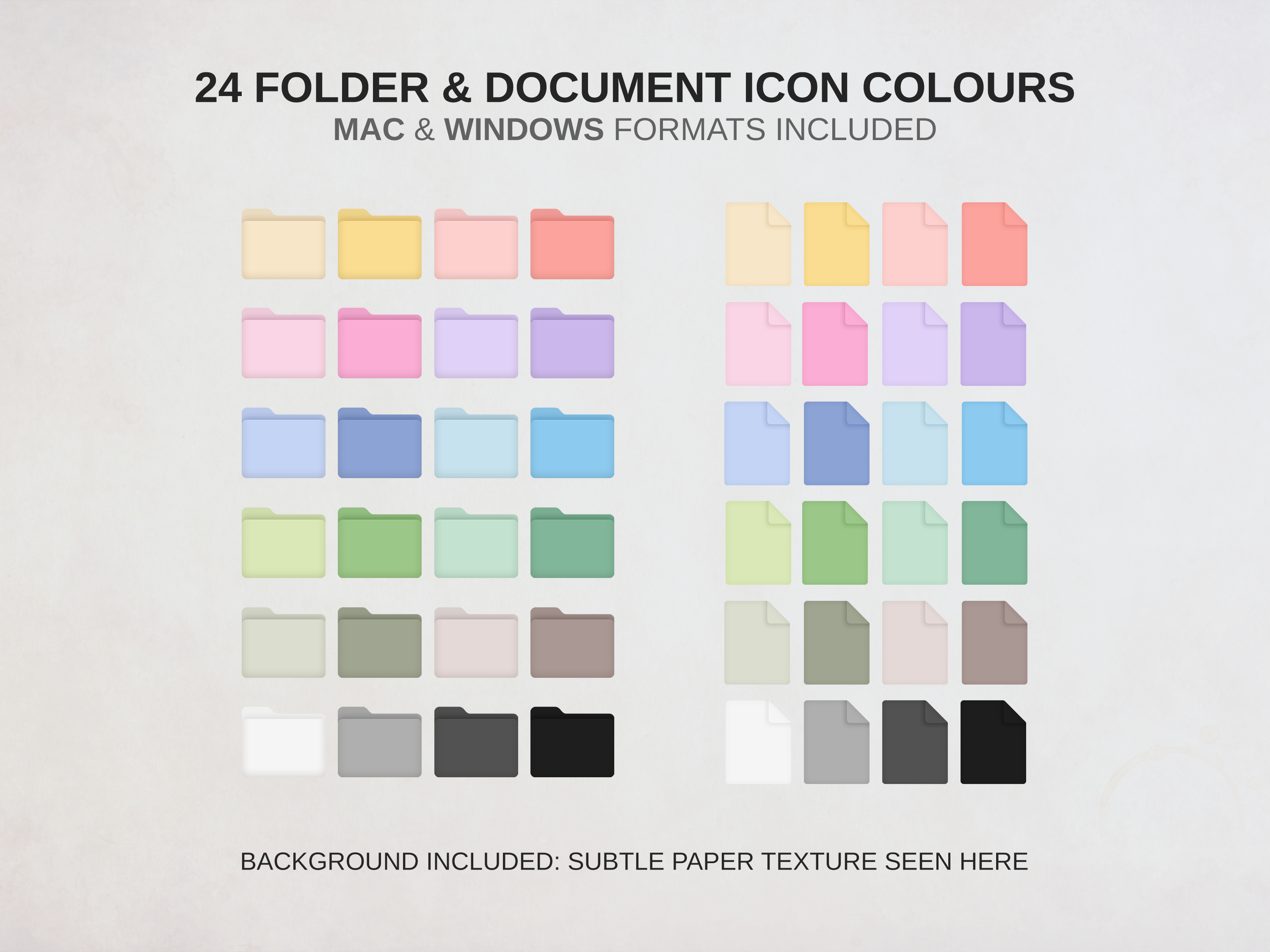 Desktop Wallpaper Organizer For Authors - Light - Canva Template