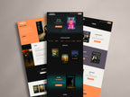 INTENZA  • Author Squarespace Website Template