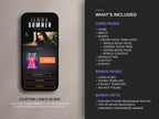 INTENZA  • Author Squarespace Website Template