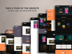 INTENZA  • Author Squarespace Website Template
