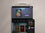LAVENZA  • Author Squarespace Website Template