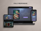 LAVENZA  • Author Squarespace Website Template