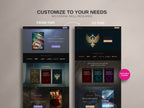 LAVENZA  • Author Squarespace Website Template