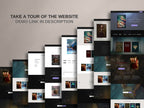 LAVENZA  • Author Squarespace Website Template