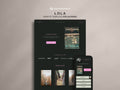 LOLA • Author Squarespace Website Template