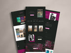 LOLA • Author Squarespace Website Template