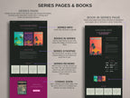 LOLA • Author Squarespace Website Template