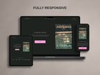 LOLA • Author Squarespace Website Template