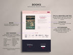 MELONI • Author Squarespace Website Template