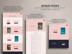 MELONI • Author Squarespace Website Template