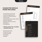 Character Profile Template - Neutral