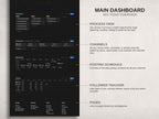 Content HQ -  Social Media Content Manager Notion Template