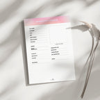 Character Profile Template - Pastel