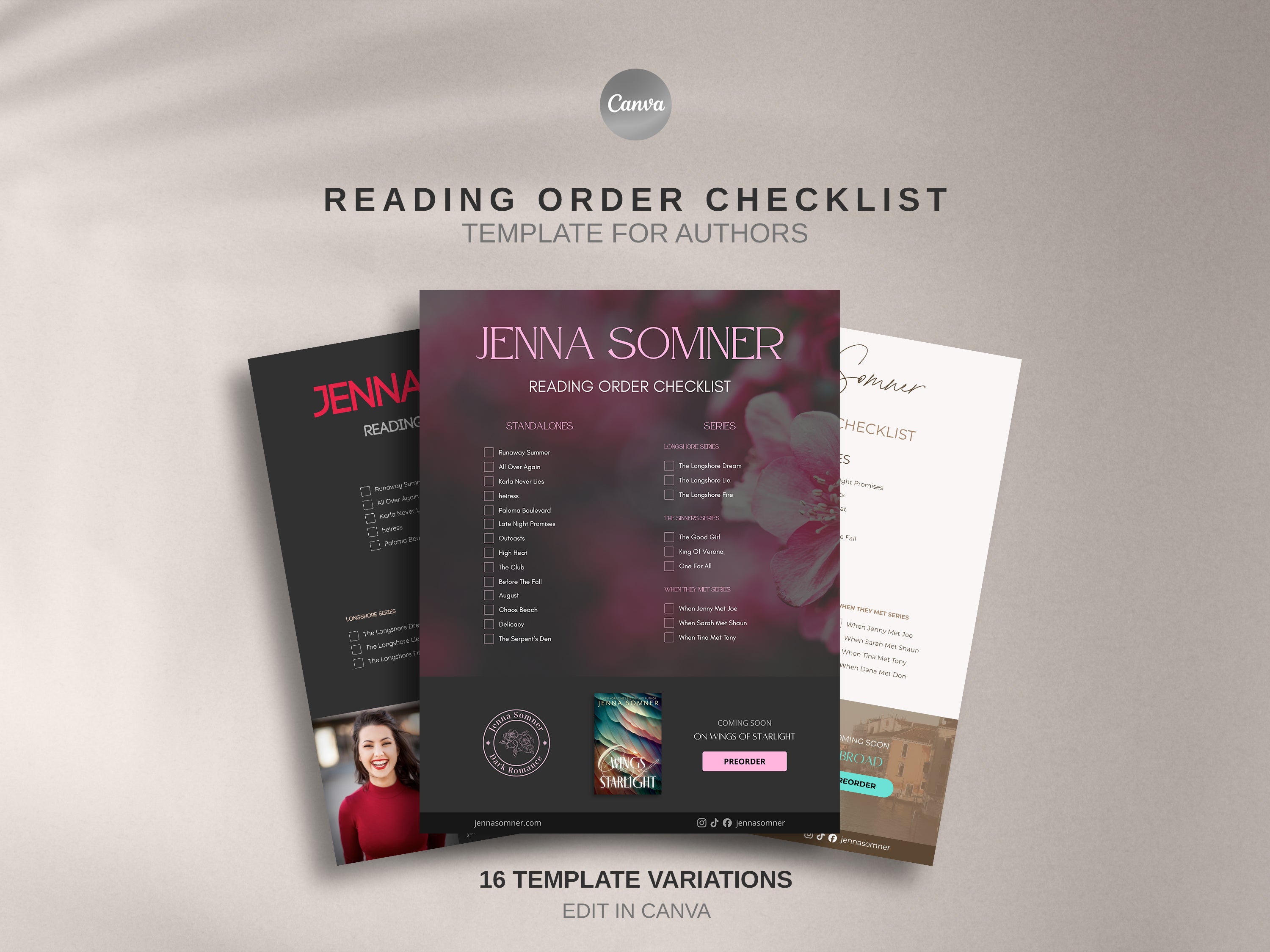 Reading Order Checklist • Canva Template