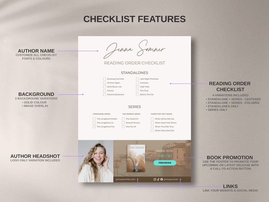 Reading Order Checklist • Canva Template
